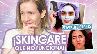 DERMATOLOGO REACCIONA a 5 minute crafts 2 - NO HAGAN NADA DE ESTO 🤣 - Simon Scarano dermatologo