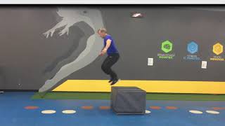 Box Jumps pushup and burpee jump