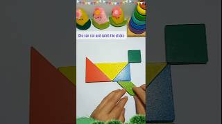 Lets play tangram 29th form #tangram #diy #game #guess #kids #origami #puzzle #shape #form #newpost