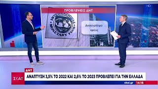 ΔΝΤ: Ανάπτυξη 3,5% το 2022 και 2,6% το 2023 προβλέπει για την Ελλάδα