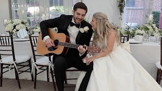 Groom plays guitar for his wife on their wedding day - at Westmoreland Club, Wilkes-Barre