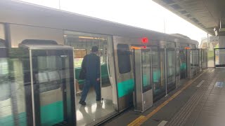 高雄捷運K1000型車號163/164綠微笑列車離開大寮站