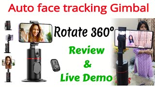 How to use Auto face tracking Gimbal // Review in Hindi @nishaAhujaThereviewgirl