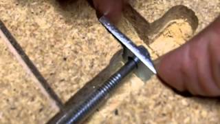 How to Use Miter Bolts to Attach 2 Pieces of Countertop