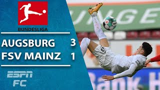 Ruben Vargas scores bicycle kick in Augsburg’s 3-1 win against Mainz | ESPN FC Bundesliga Highlights