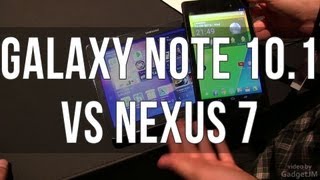 Samsung Galaxy Note 10.1 2014 vs Google Nexus 7 2013 quick comparison