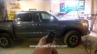 2016 Toyota Tacoma Remote Start 1-Mile Range 2-Way Viper 4816V 4811V