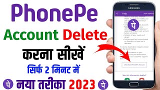 Phone Pe Account Delete Kaise Kare | How To Delete Phone Pe Account | Phone Pe Account Delete