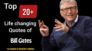 Top 20+ life changing quotes of Bill Gates that will change your life  #motivation #motivational