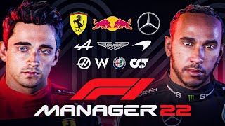F1 Manager 22 Career Mode Part 1 - Team Choice & FIRST RACE
