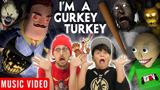 FGTEEV 🎵 I'M A GURKEY TURKEY feat. Mike, Bendy, Baldi, Granny & Neighbor [Official Music Video]