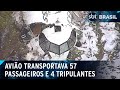 Avião que caiu no interior de SP transportava 57 passageiros e 4 tripulantes | SBT Brasil (09/08/24)