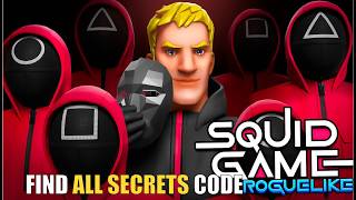 SQUID GAME ESCAPE ROGUELIKE MAP FORTNITE - ALL SECRETS CODES, PART 1