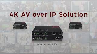 Build a Video Distribution System Easily with 4KIP200