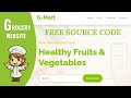 Grocery Store Website Using HTML, CSS, & JS | Free Source Code Included