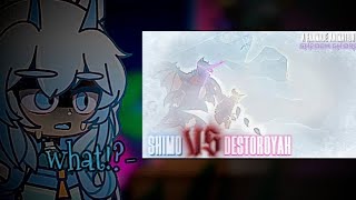 Kaijus react to Shimo vs Destroyah/ part 1/2...Read the description..