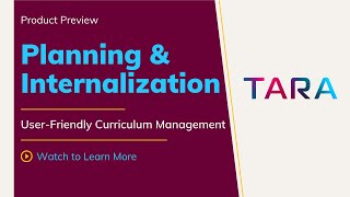 Planning & Internalization w/TARA