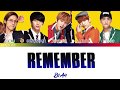 B1A4 비원에이포 - Remember (COLOR CODED LYRICS HAN/ROM/ENG)