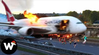 SCARY Plane Crash Caught On Camera Compilation 2024