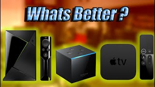 Is Apple TV 4K Better Than NVidia Shield or FireTV Cube