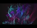 4k art slideshow for tv colorful fluid 1 hour no sound