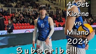 4  SET Kioene Padova vs Volley Milano  season 2024 2025 Otsuka Tatsunori  大塚達典