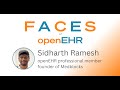 'Faces of openEHR' - Sidharth Ramesh