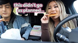 this didn't go as planned... food adventures + huge haul!!