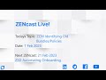 ZENcast Live! ZCM 2020 Bundle/Policy Cleanup