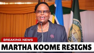 TENSION IN SUPREME COURT: CJ MARTHA KOOME RESIGNS