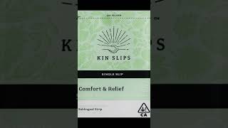 Kin Slips Cannabis Infused Sublingual Strips #shorts