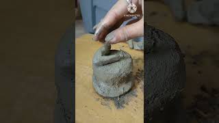 Durgashtami special clay Durga as Bala Tripura sundari avathar#viral#clay#clay art#easy##shorrts