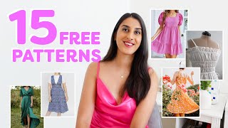 15 FREE dress sewing patterns for summer *with inspo* 🌸 Beginner Friendly ✨