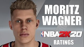 NBA 2K20 ✪ Moritz Wagner // Washington Wizards: Official Ratings | Attributes, Tendencies, more...