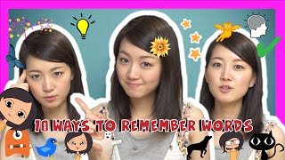 10 Ways to Remember Japanese Words