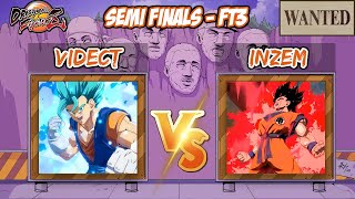 THE BASE GOKU? Videct vs Inzem FT3 - WANTED DBFZ