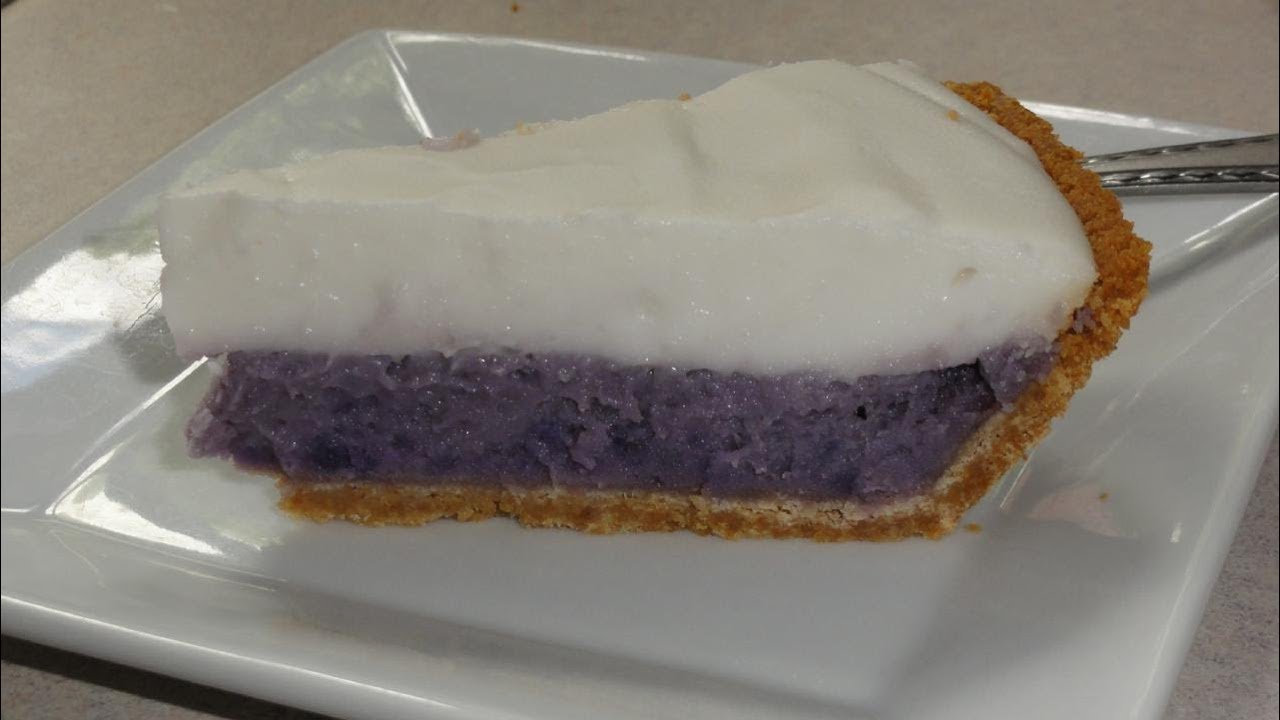 Okinawan Sweet Potato Haupia Pie - YouTube