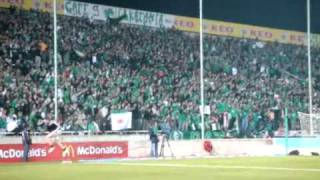 OMONOIA-parartima tis kop 22/1/2011 pre-game and choreo