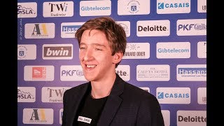 Round 5 Gibraltar Chess post-game interview with Benjamin Gledura