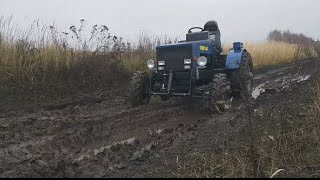 Самодельный трактор 4×4,ОФФРОУД 22,это надо видеть!💪🚜