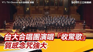 天靈靈地靈靈！台大合唱團演唱「收驚歌」質感念咒　網起雞皮：法力強大｜@setn