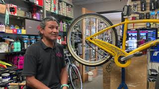 How to remove a wheel with Shimano Nexus 3 speed internal geared hub coaster brake