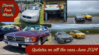 Monthly Update June 2024: a broken SL, £500 SLK MOT results and a road trip for the SLK?