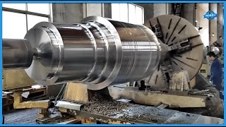 Large Stator Manufacturing & Amazing Metal-Working Process. How To Free Forging By Heavy Equipments