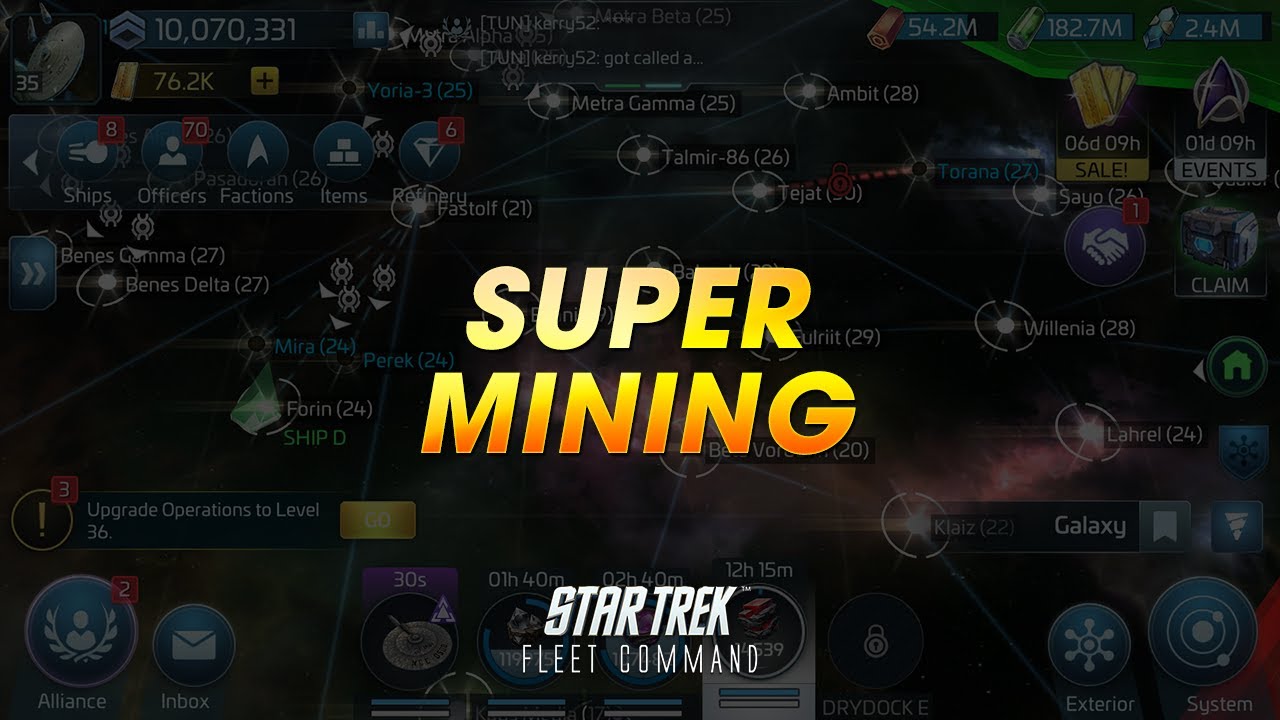 Star Trek Fleet Command 40 Mining Zones And An Anomaly 58 Off