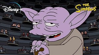 The Best Star Wars References | The Simpsons | Disney+