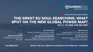 #GLOBSEC2021: The Great EU Soul-searching: What Spot on the New Global Power Map?