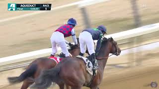 Ottinho holds off Hadrian's Wall by a Head in his Maiden Win at Aqueduct - 12/31/2025
