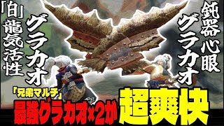 『鈍器心眼』『白ゲージ龍気』どっちの運用法も強い『グランドカオス』を使って、兄弟ペア狩猟を楽しんできました！【モンスターハンターライズ】スラッシュアックス