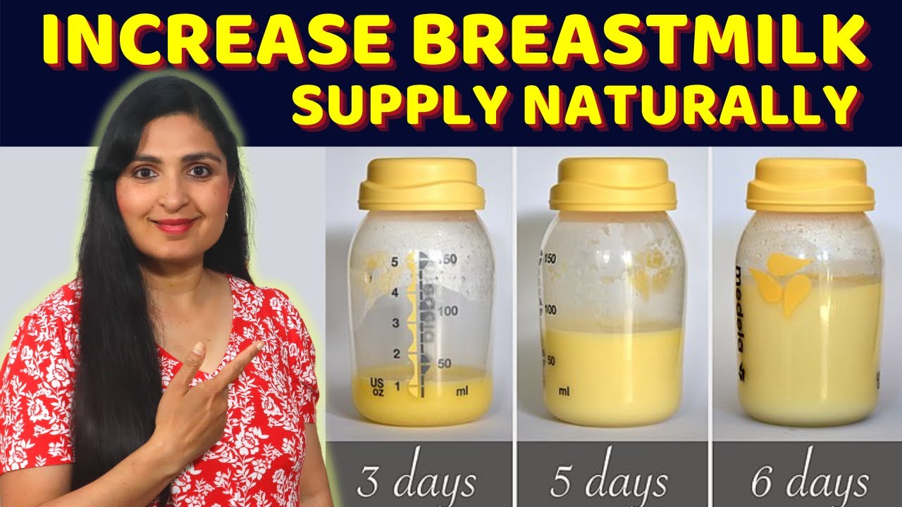 How To Increase Breast Milk Supply Naturally | Foods To Boost Mothers ...